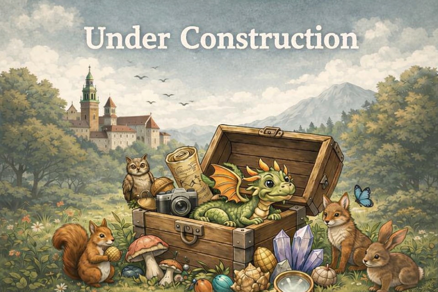 Section under construction – illustration combining nature and architecture